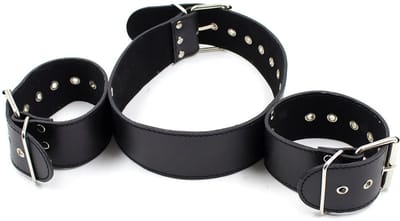 Smart Moves - Collar met Vaste Polsboeien - Zwart