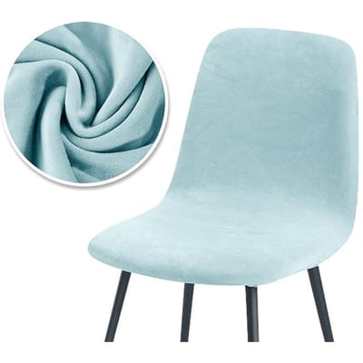 Hogere kwaliteit fluwelen stoelhoes 1/2/4/6 stuks rekbare stoelhoes voor eetkamer 2 soorten stoffen stoelhoes voor thuis 1 Piece