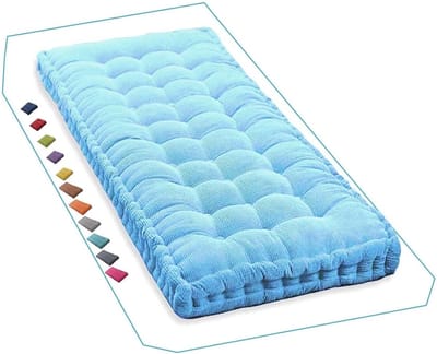 Tuinbank Kussen - Zitkussen Bank - Binnen Buiten - Extra Dik Comfort - 120x40 cm - Hemelsblauw