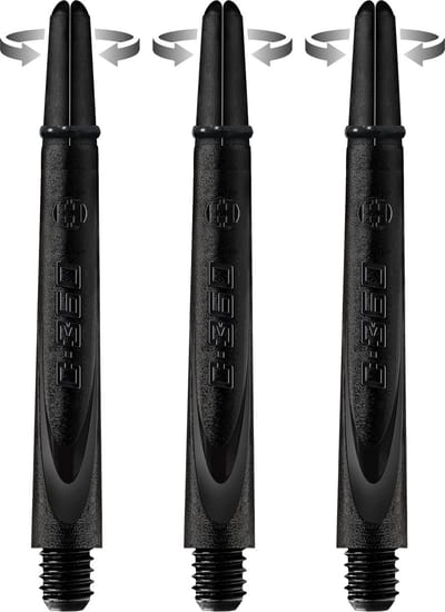 Harrows Carbon 360 Shafts Black - Dart Shafts
