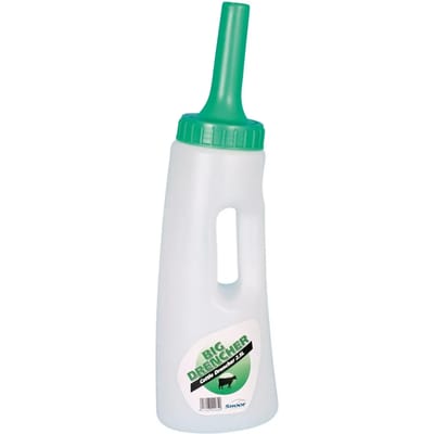 Excellent Ingeef Drencher - 1.2 L - Tuit los - Schenk tuit - Kunststof - Dop - Dispenser - Inclusief fles - Groen