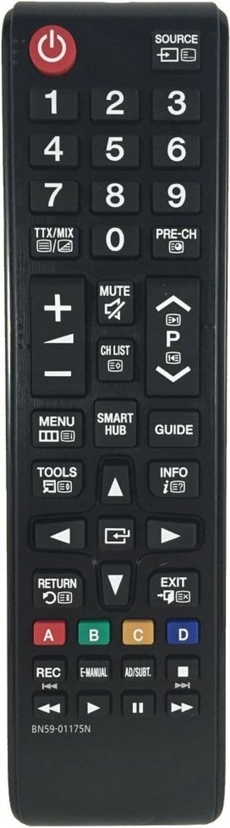 Universele geschikt voor Samsung Smart TV BN59-01175N afstandsbediening - Geschikt voor alle Samsung Smart televisies