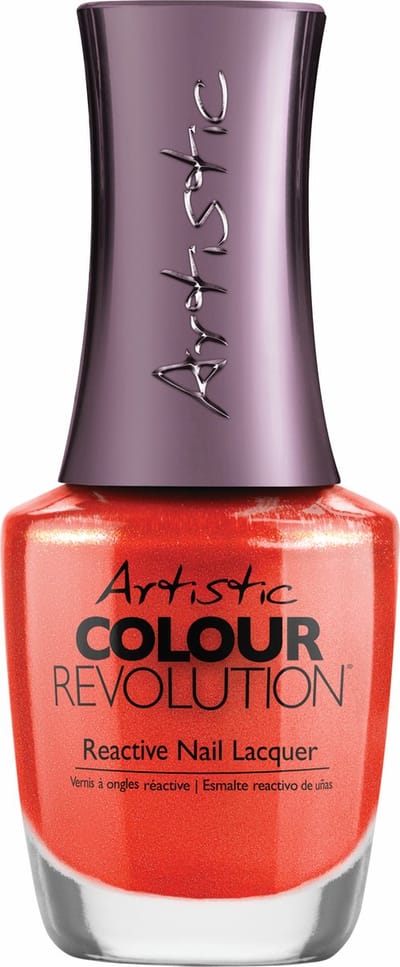 Artistic Nail Design Colour Revolution ' Juiced ' ( Helder Oranje Shimmer )
