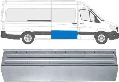 Interne reparatie achterste deuren voor Volkswagen Crafter 2005-2017 / Rechts