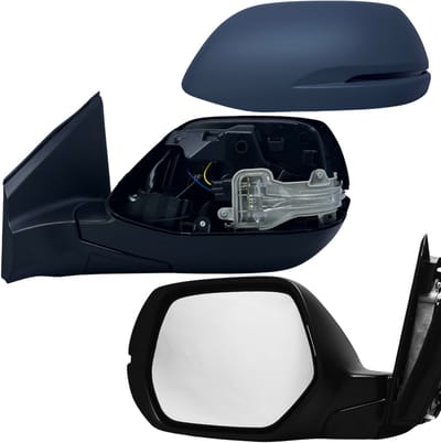 BILMAX Linker Buitenspiegel Vervanging voor Honda CR-V 4 2012–2016, Elektrisch Verstelbaar, Handmatig Inklapbaar, Met Richtingaanwijzer, Verwarmd, Gegrond, 7-Pins (Bestuurderszijde)