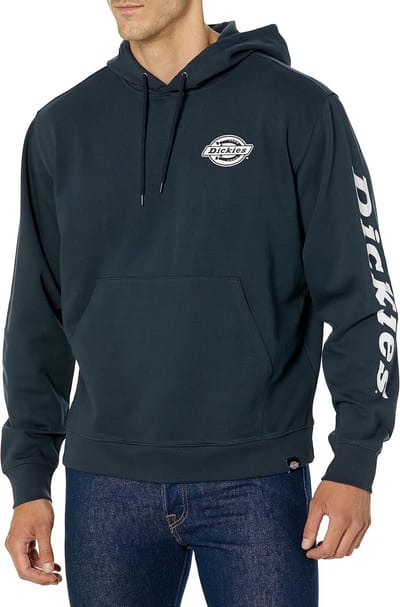 Heren Fleece Hoodie met Lange Mouwen en Grafische Print