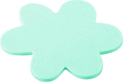 Daff Onderzetter - Vilt - Bloem - 15 cm - Mint sorbet