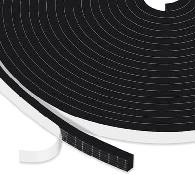 Dailygoods- Foam Tape Hoge Dichtheid 6mm x 3mm - Zelfklevende Tochtstrip - Geluiddichte Afdichting - Schokbestendig - Isolatieband - Weerbestendig - Isolatietape