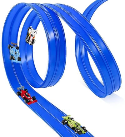 REN® Racebaan Elektrisch - racebaan - Blauw‎- 500cm x 8cm x 4cm