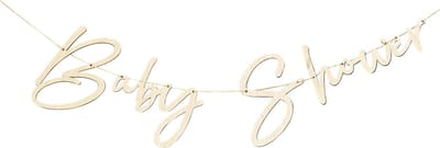 Ginger Ray - Botanical Baby - Slinger Baby Shower Hout