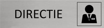 CombiCraft Aluminium deurbordje Directie 165x45mm - per stuk