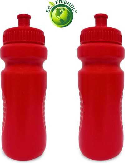 Drinkbus 700ml x2 - Drinkflessen kinderen/volwassenen - Rood