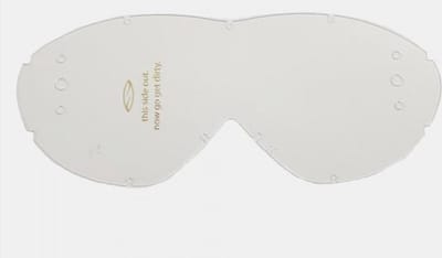 enkel transparant scherm voor cross smith sonic motor quad goggle nieuw