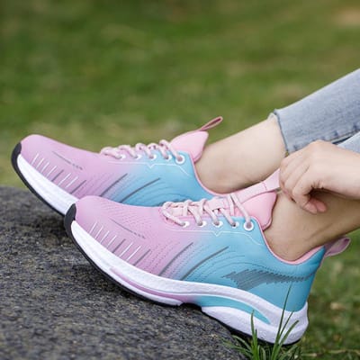 Stalen neus veiligheidsschoenen voor dames Lichtgewicht werksneakers Lekvrije werkschoenen Outdoor Coustruction Veiligheidswerkschoenen 39 roze