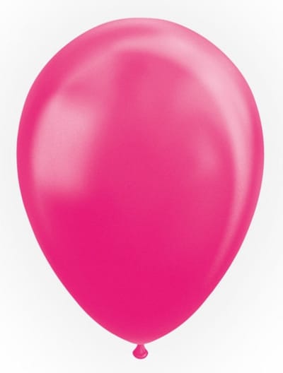 50 parel  pink roze ballonnen 30 cm.