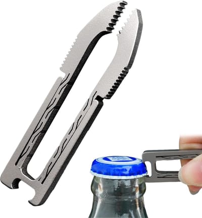 Precisie Pincet - Kleine Tang - Wenkbrauw Verzorging - Flesopener Functie - 68x16x4 mm