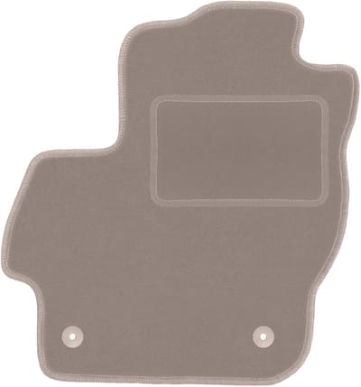 Beige bestuurdersmat voor: Mazda 3 II BL hatchback, sedan (2008-2013)