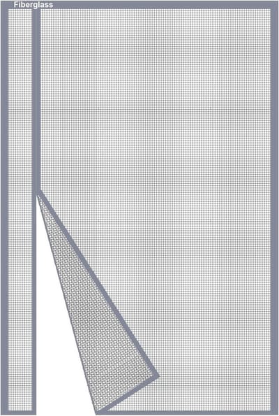 Horren Deur 85x200cm met Magnetische Sluiting - Automatisch Sluitend Muggenhor voor Balkon en Terrasdeur