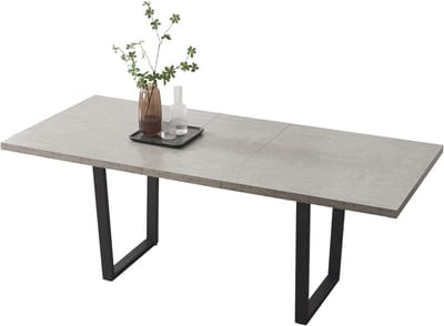 Moderne Eettafel - Uitschuifbare Tafel Keuken - Ruimte Besparen - Hoge Hardheid MDF - 130 cm - Houtkleur