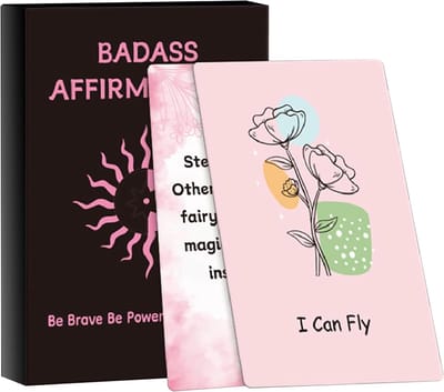 Positieve Dagkaarten - Inspiratiekaarten Zelfzorg - Mentale Groei - Dubbelzijdig Bedrukt - 6x9 cm Kaarten