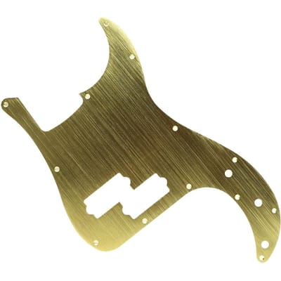 1 pièce Pickguard de Guitare Métal Pickguard de Guitare Électrique Plaque Anti-Rayures Pour Precision Bass Pb Pièce de Guitare Basse 13 Trous