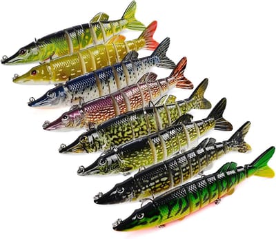 SnelShoppen - Joyeee Vissen Kunstaas Kikker Whopper Plopper met Driedubbele Haken voor Snoek en Baars - Duurzaam en Flexibel Vis Aas voor Zoet- en Zou