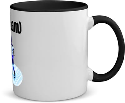 Akyol - ijshockey met eigen naam koffiemok - theemok - zwart - Ijshockey - atleten - iemand die houdt van ijshockey - verjaardag - cadeau - kado - 350 ML inhoud