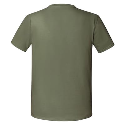 Fruit Of The Loom Mens Ringgesponnen Premium Tshirt (Klassieke Olijf)