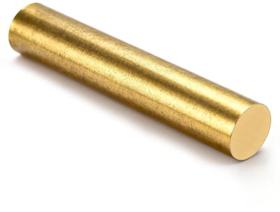 Dailygoods- Messingstaven Ø20mm x 100mm - Ronde Messingstaven - Doe-het-zelfprojecten - Modelbouw - Draaibanktoepassingen - Hoge hardheid - Messingstaaf