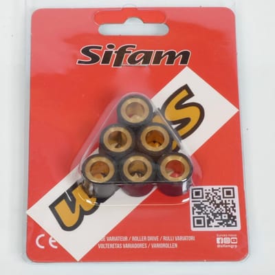 variator roller sifam voor scooter mbk 50 cw rsp booster rocket 1997 tot 2011 15x12 6.8grs nieuw