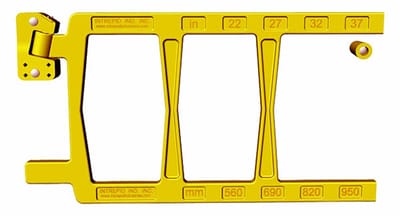 Safety Gate ISP UDG-32 | 820mm veiligheidshek - zelfsluitend veiligheidshek - 30+ jaar onderhoudsvrij
