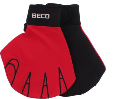 Beco Open Aquahandschoenen Soft - Rood - Maat M