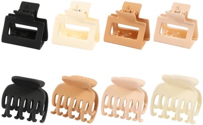 EXCITAT Kleine haarspeldjes - klauwspeldjes - antislip haarspeldjes - geschikt voor vrouwen met dun of dik haar - stylingaccessoires voor vrouwen en meisjes - 8 stuks
