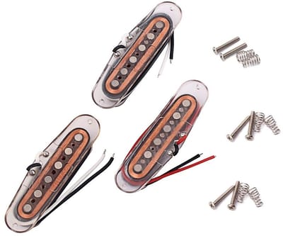 OmGoods - Dailygoody - 6 Snaren Gitaar Pickup Set - Geschikt voor Stratocaster - Eenvoudige Installatie - Duurzaam Materiaal - Ideaal voor Muzikanten - Per