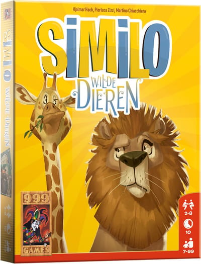 999 Games - Similo: Wilde Dieren - Kaartspel - Coöperatief kaartspel - Klein cadeautje