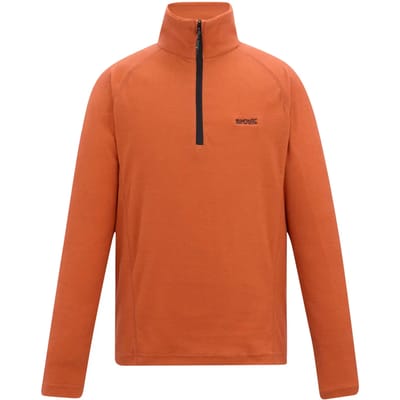 Montes Heren Lichtgewicht Fleece met Halve Rits voor Wandelen
