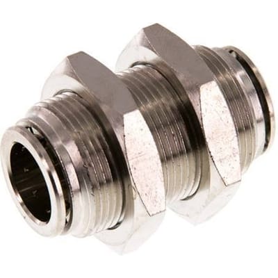 16mm Messing Insteekfitting Schotdoorvoer FKM