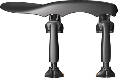 Wittner 258131 violin chinrest in height and tilt adjustable, side mount 1/2, with screwdriver
