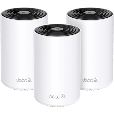 TP-Link Deco XE75 Pro AXE5400 Tri-Band Mesh WiFi 6E System (3-Pack) - Mesh router 802.11a/b/g/n/ac/ax (Wi-Fi 6E)