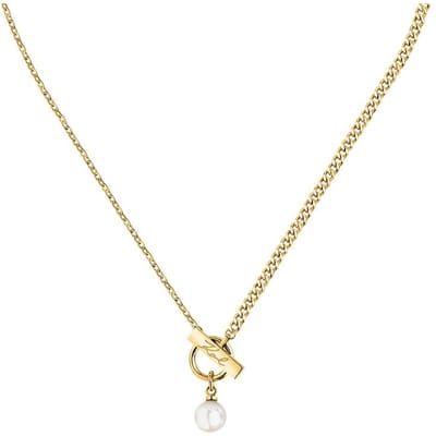 Karl Lagerfeld - KLAYR12 - Ketting - Dames - PEARL - 40+5 cm