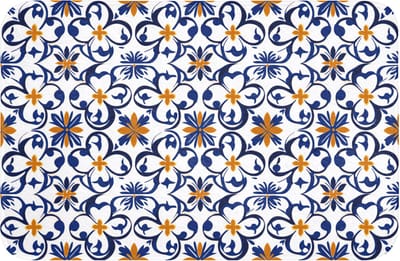 Badmat 60x40 cm - Antislip - Patroon - Modern - Kleurrijk - Badmatten voor badkamer - Badkamermat - Douchemat - Badkamer mat