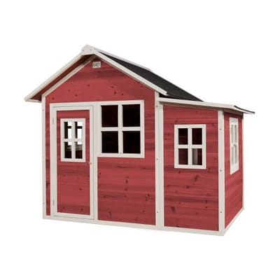 EXIT Loft 150 Houten Speelhuis - Speelhuisje voor Buiten - FSC Hout - Kinderen - Rood