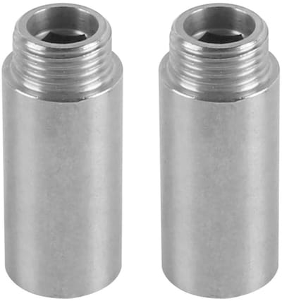 Dailygoods - Doucheverlengbuisadapter - Roestvrijstalen reductiekoppeling - Verhoogt douchebereik - Geschikt voor vaste douchekopleidingen - Inclusief...