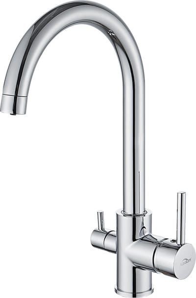 Auralum max Keukenkraan - Keukenkraan 3-wegkraan met osmosesysteem waterfilter drinkwaterkraan - Kraan Keuken - Mengkraan Keuken - Keukenkranen Chroom