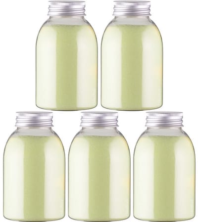 Scrubzout Zen Moment - 300 gram - fles met aluminium dop - Hydraterende Lichaamsscrub - set van 5 stuks