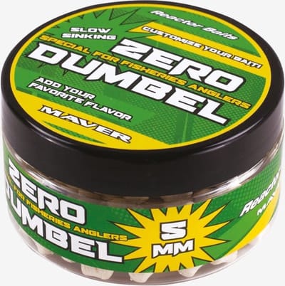 Maver Reactor Baits Zero Dumbel 5mm Slow Sinking (40g) - Kleur : White