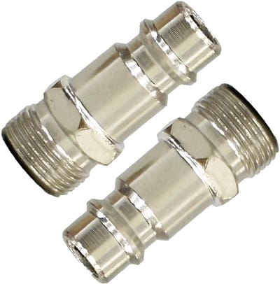 Dailygoods- Connector 1/4 Inch - Persluchtaansluiting - Schroefdraad - Eindstuk - 10 Stuks - Duurzame Verbinding - Persluchtfitting