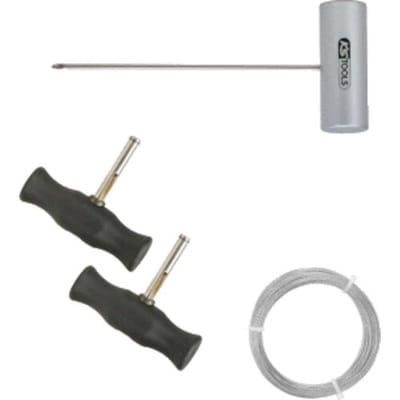 Draadsnijdset met ingezoomde snijdraad, 4-delig KS Tools 140.2245