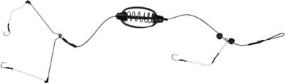 Karper Vissen Feeder - Aas Kooi Houder - Voer Verspreiden - Inline Methode Ontwerp - 2.54 cm - Zwart