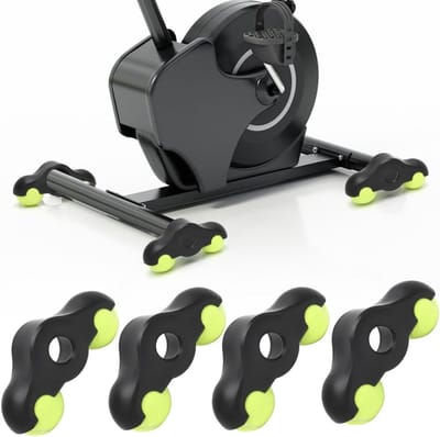 4 Stuks Rocker Plate Voeten voor Fietstrainers, Verstelbare Snap Rocker Voeten, Geschikt voor Indoor Cycling en Wahoo Kickr Core met Tennisbal Voeten